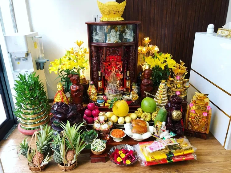 Ảnh bàn thờ thần tài gợi ý hình ảnh bàn thờ thần tài cửa hàng