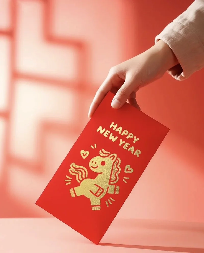 Hình ảnh sắc nét nhờ Ảnh bao lì xì đỏ Full HD