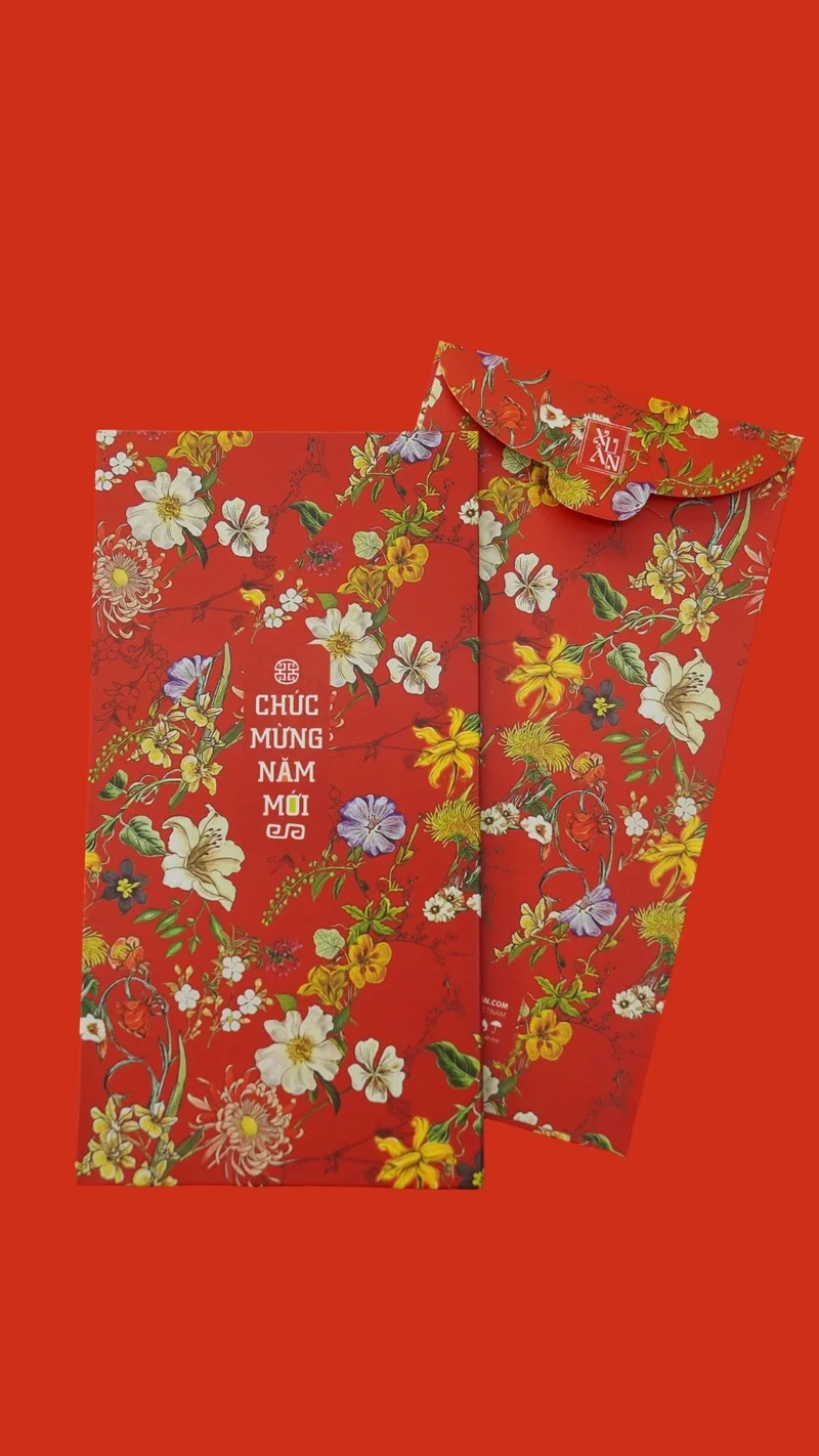 Giữ nét cổ truyền qua Ảnh bao lì xì đỏ cổ truyền