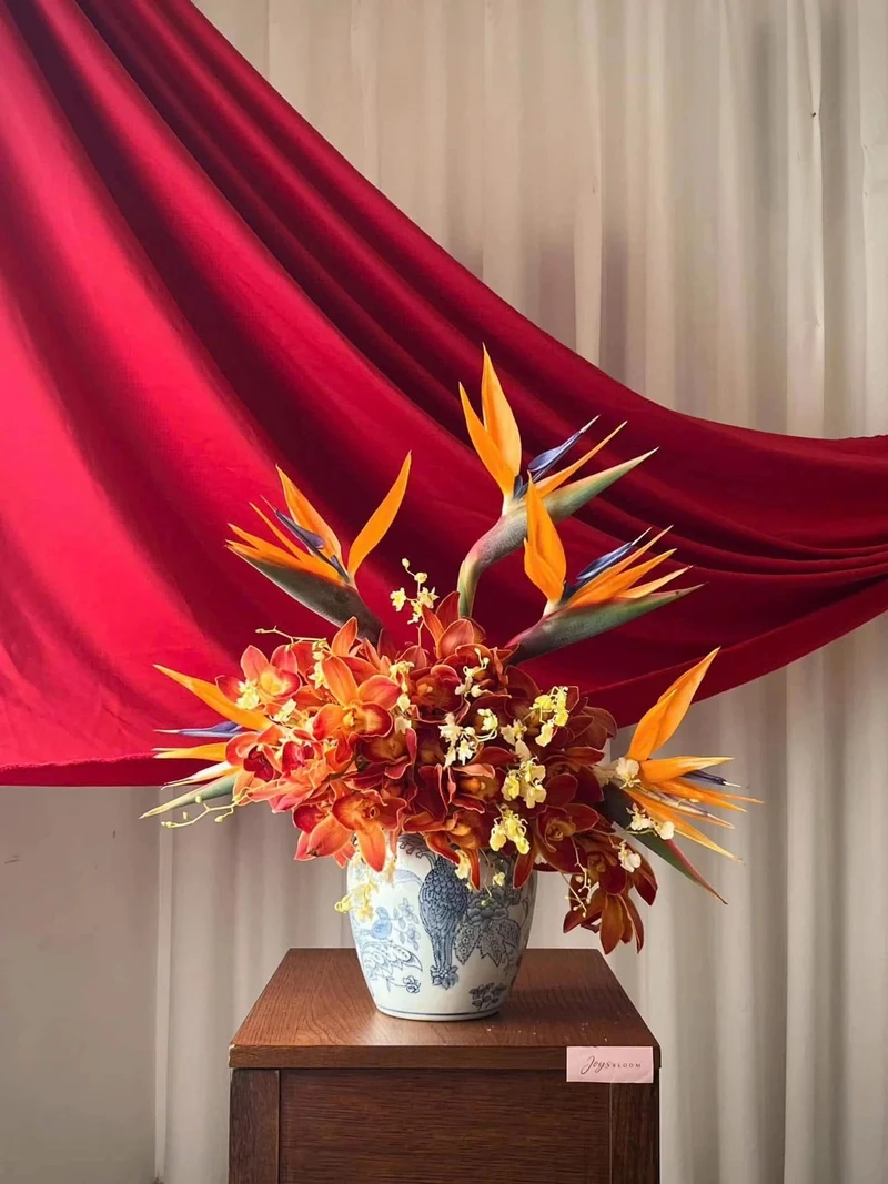 Ý nghĩa sâu sắc của ảnh bình hoa tết mang may mắn