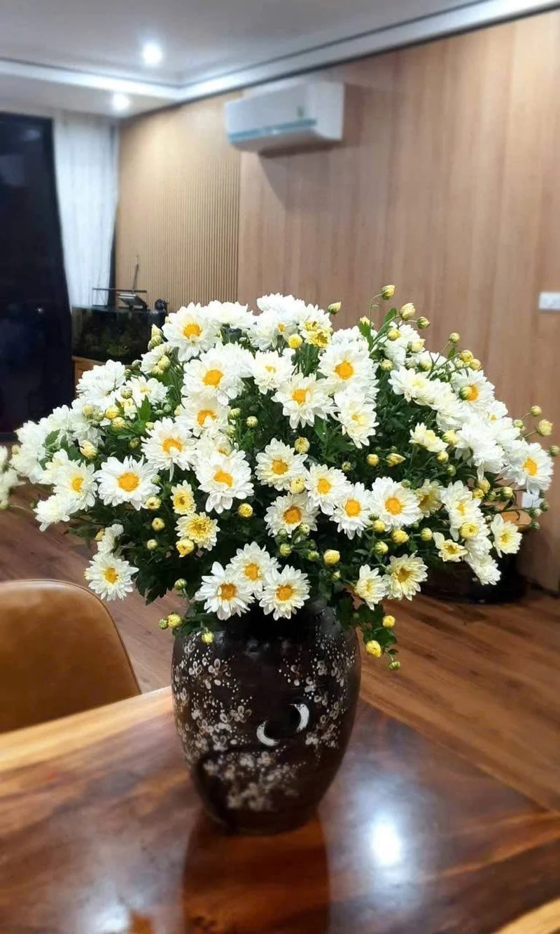 Không gian sang trọng nhờ Ảnh bình hoa Tết sang trọng