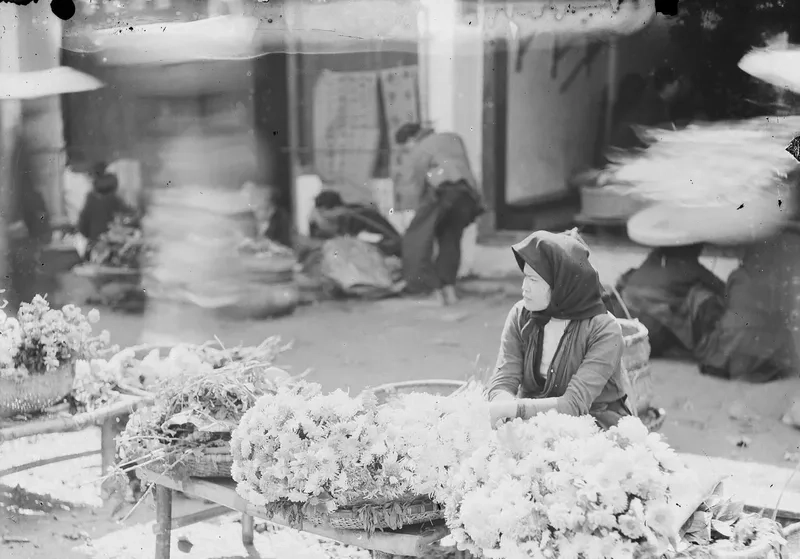 Xem ảnh trang phục đi chợ tết xưa