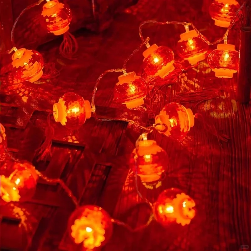 Không gian rực rỡ nhờ ảnh đèn nháy tết rực rỡ