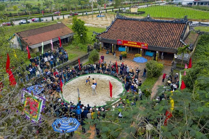 Bộ hình nền đình làng xưa tết quý