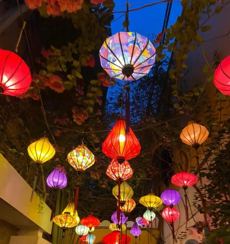 Nghệ thuật tinh tế qua ảnh lồng đèn hội an nghệ thuật