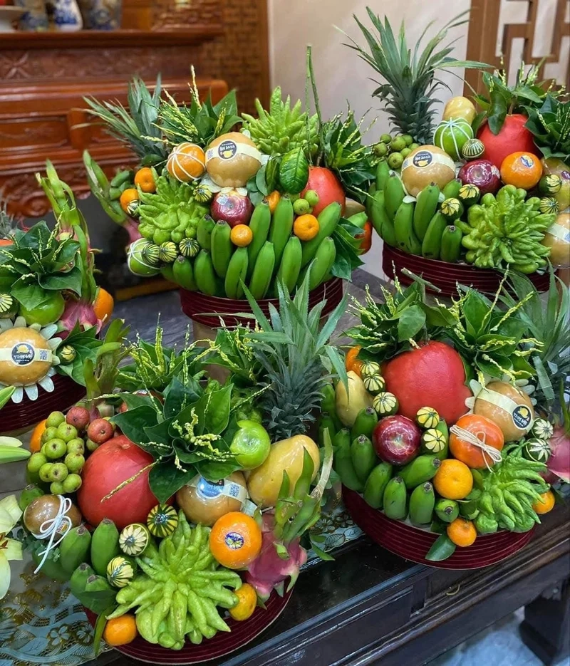Ý nghĩa ảnh mâm ngũ quả trong phong tục ngày tết