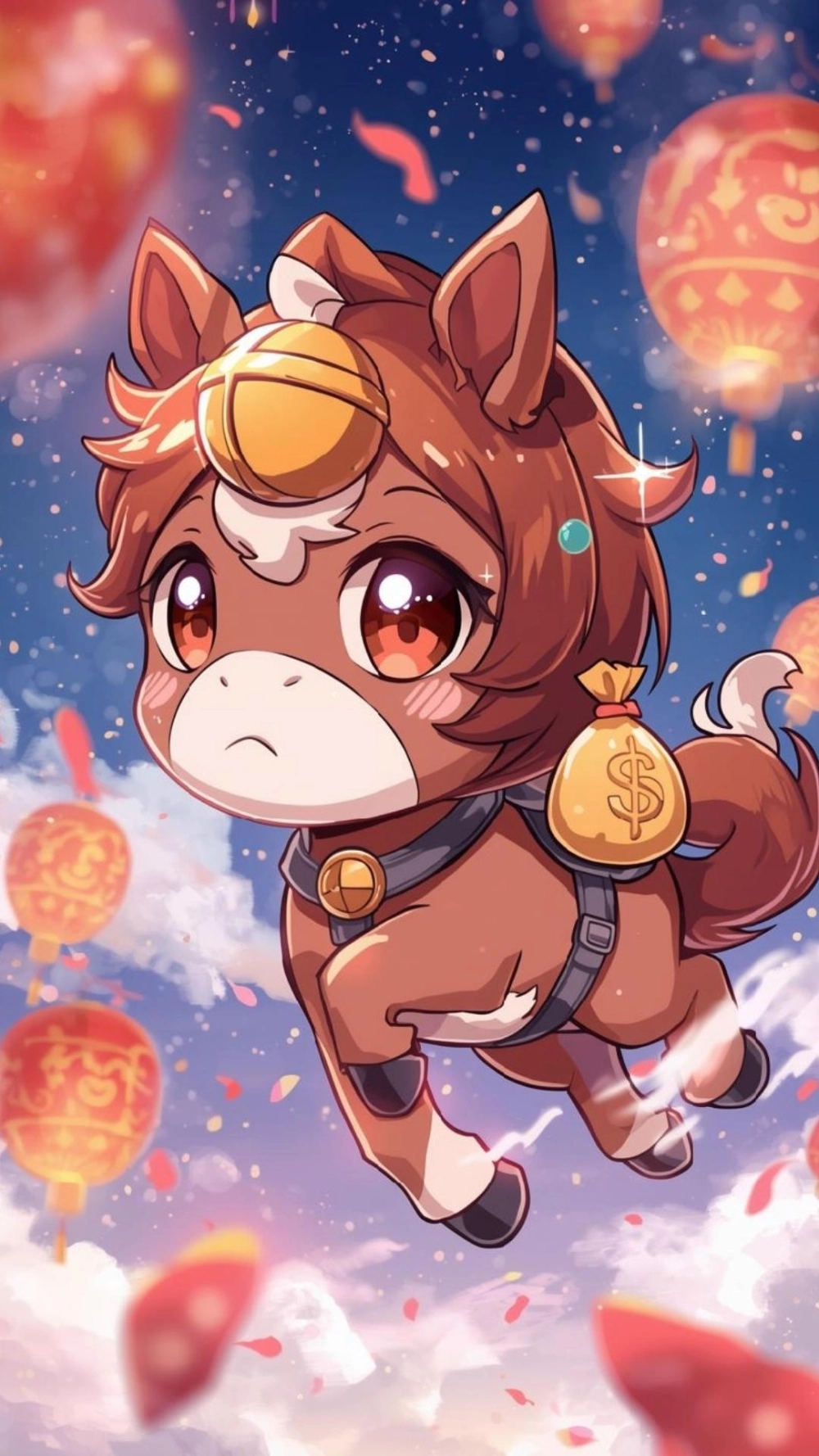 Hình nền ngựa cute cho ipad độ phân giải cao