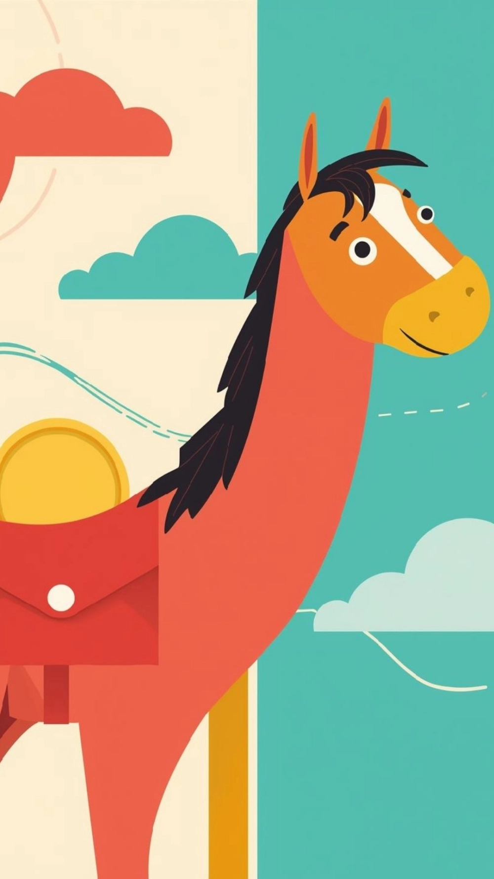 Ảnh chế ngựa lì xì cực kỳ vui nhộn