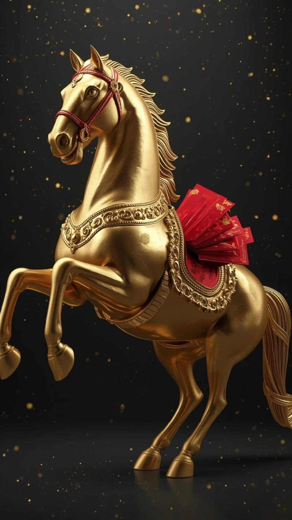 Ảnh ngựa đòi lì xì hài hước độc đáo