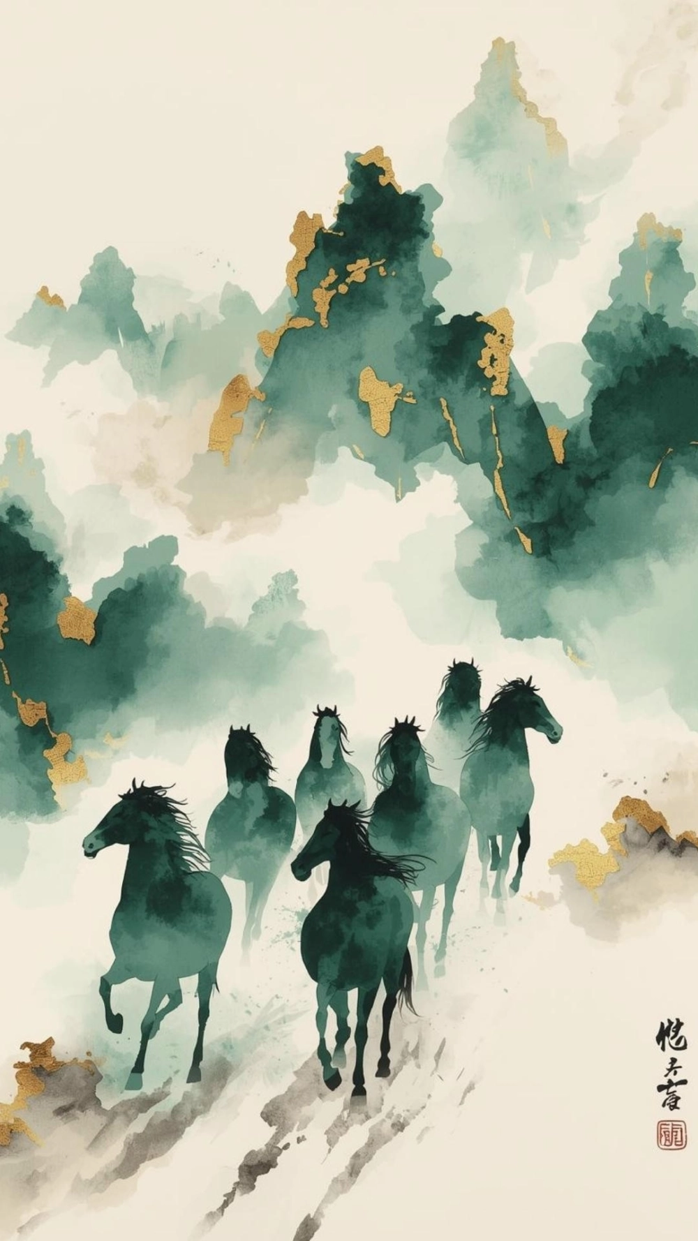 Ý nghĩa tranh mã đáo thành công 2026 mang lại may mắn và tài lộc