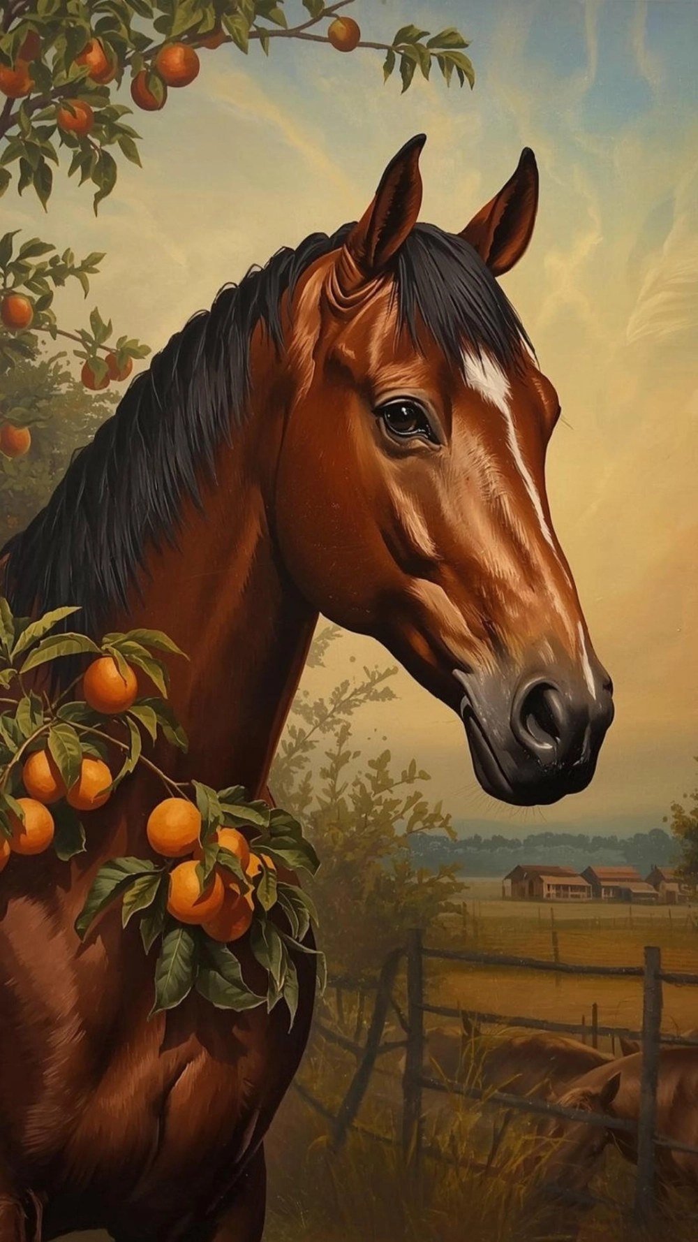 Ngựa ngậm cành lộc đầu năm mới