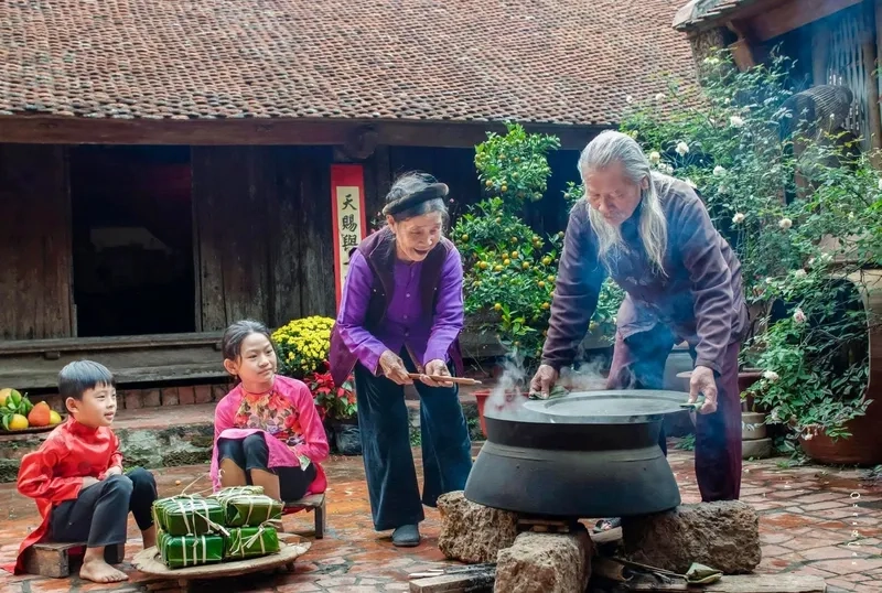 Nét tết quê em thắm đượm tình làng