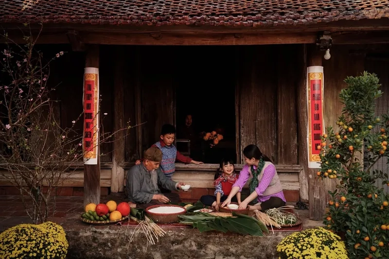 Nét tết quê em vui tươi nhộn nhịp