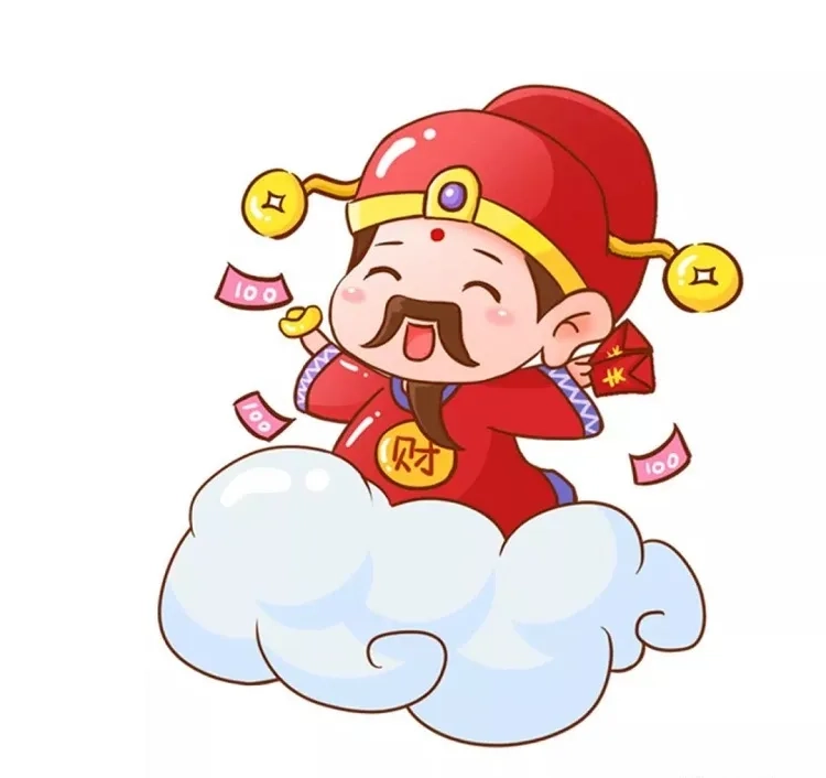 Ảnh thần tài chibi đẹp hài hòa phong thủy