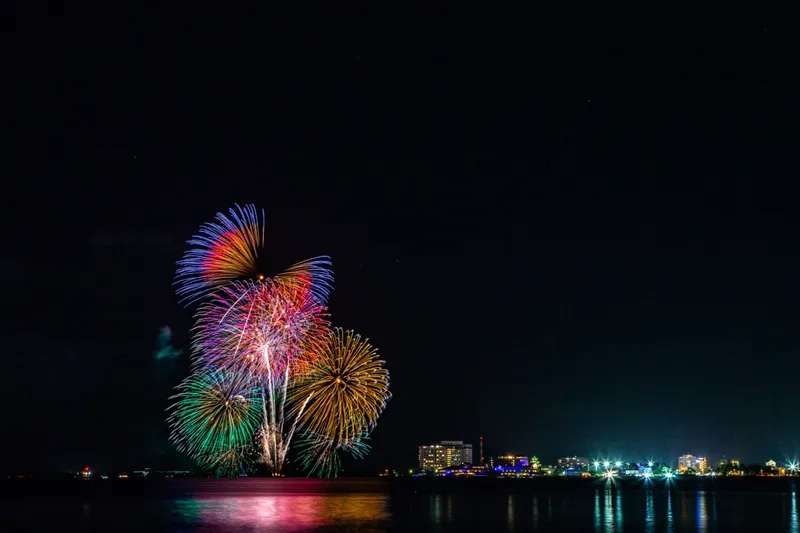 Bộ hình nền dây pháo trang trí xinh