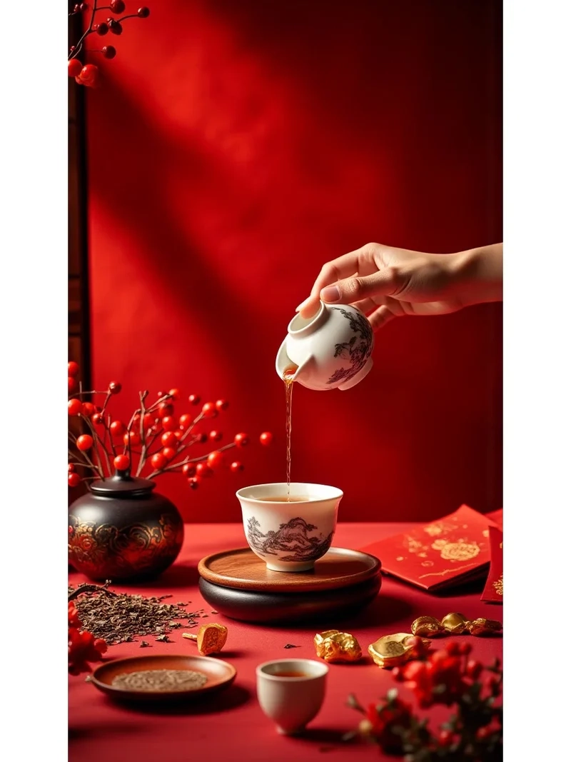 Giữ nét truyền thống qua Ảnh trà Tết truyền thống