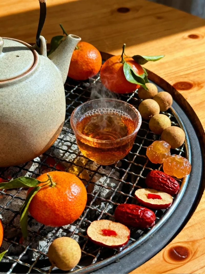 Nghệ thuật trà Tết tinh tế qua Ảnh trà Tết nghệ thuật