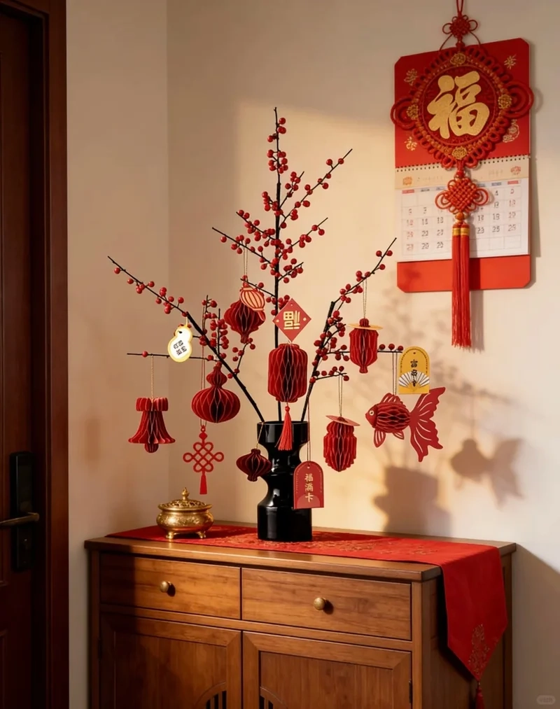 Trang trí trong nhà thêm ấm áp với ảnh trang trí tết trong nhà