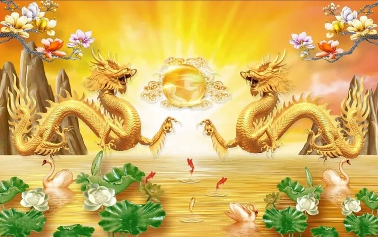 Hình nền chiêu tài mệnh thổ vững vàng tài vận