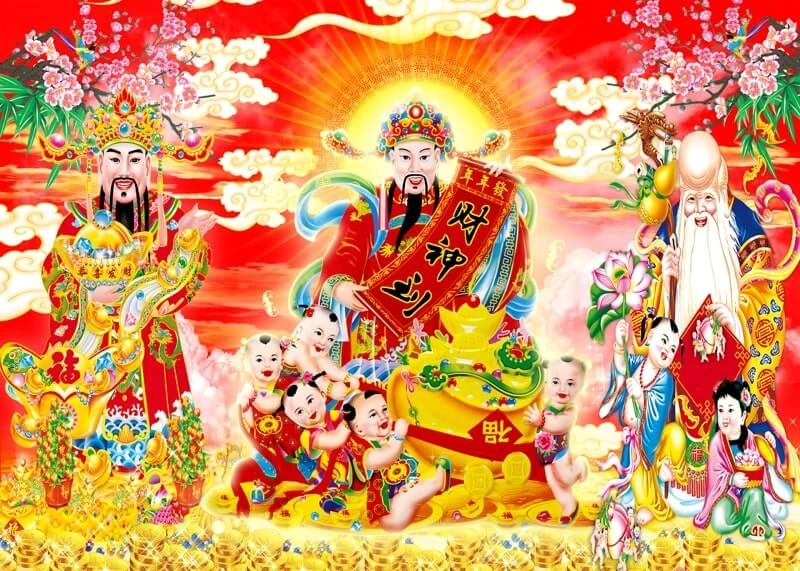 Hình nền chiêu tài mang năng lượng tích cực mỗi ngày