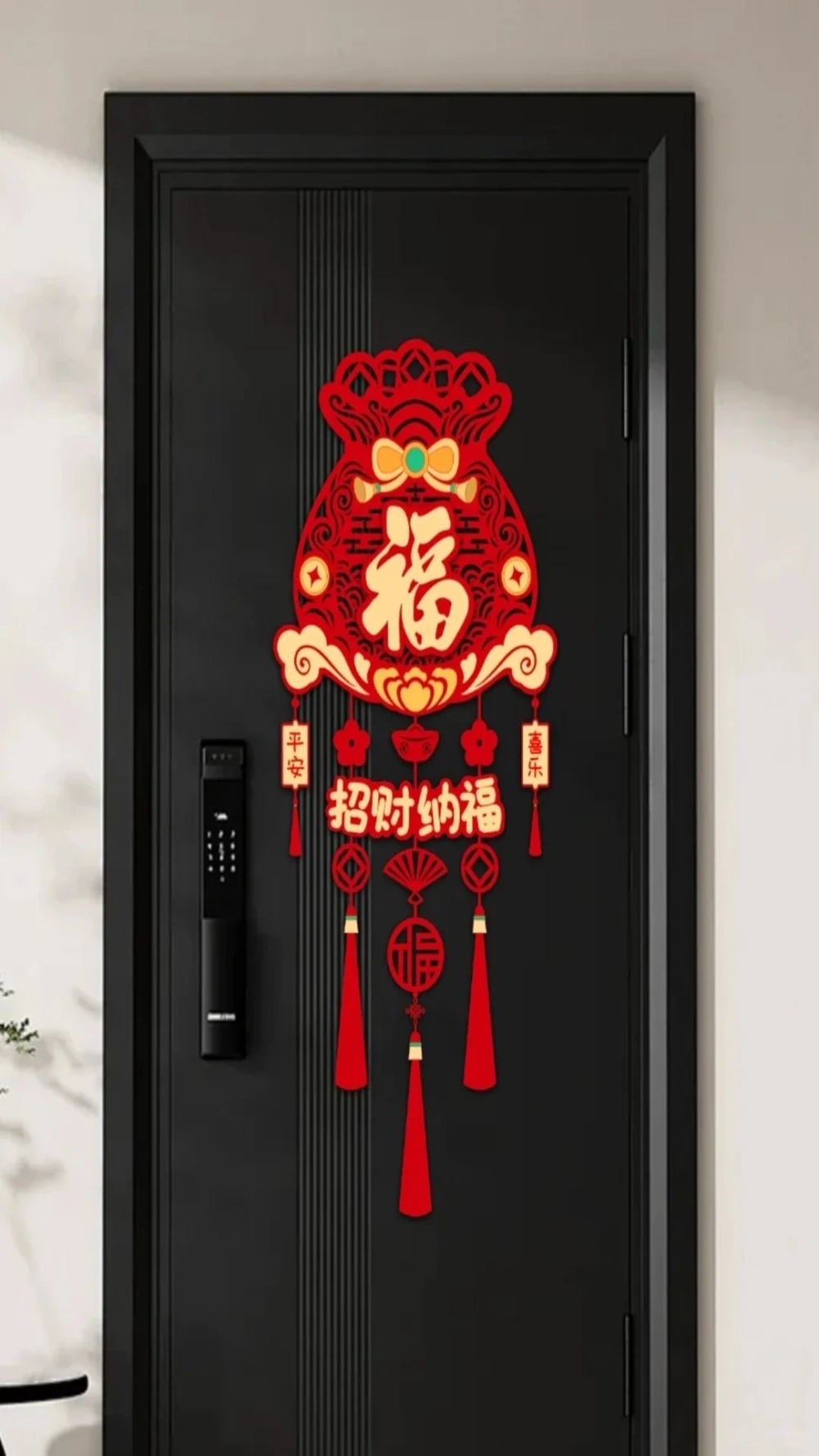 Chụp ảnh Tết ấn tượng với Hình nền dây treo Tết chụp ảnh