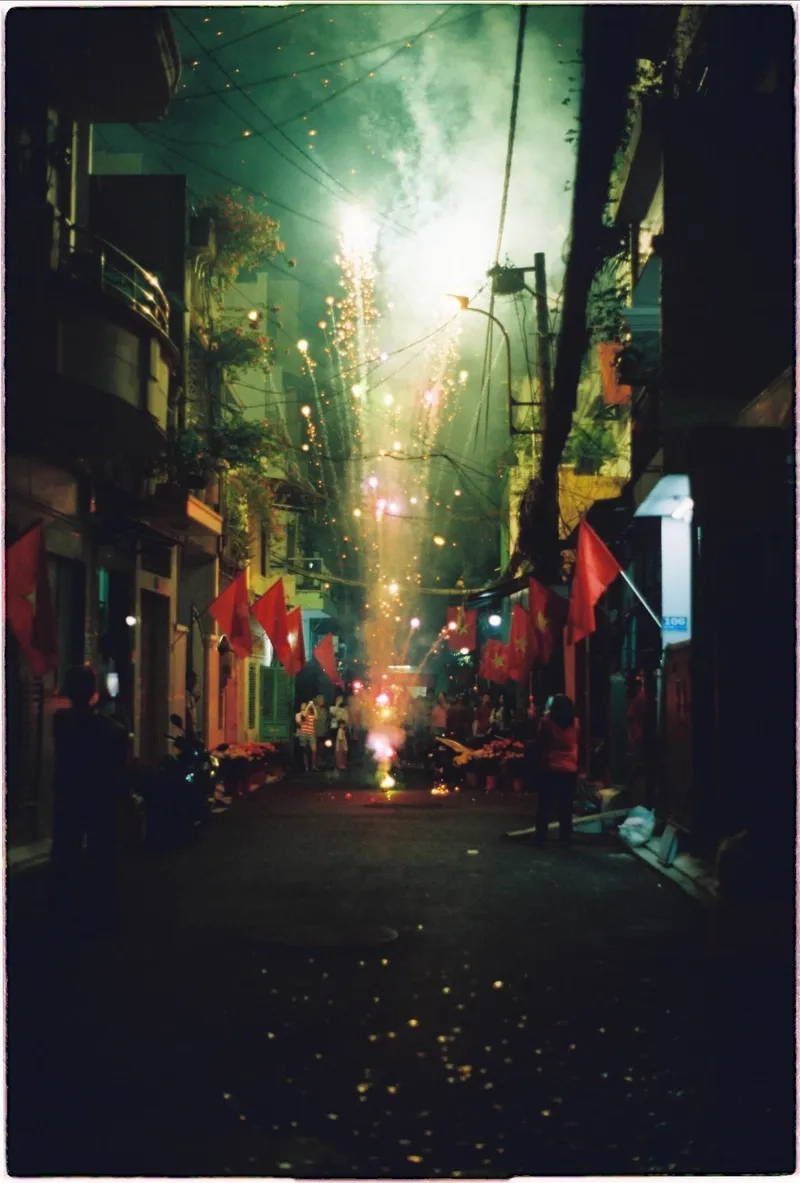 Tấm ảnh đêm 30 tết sum vầy bên nhau