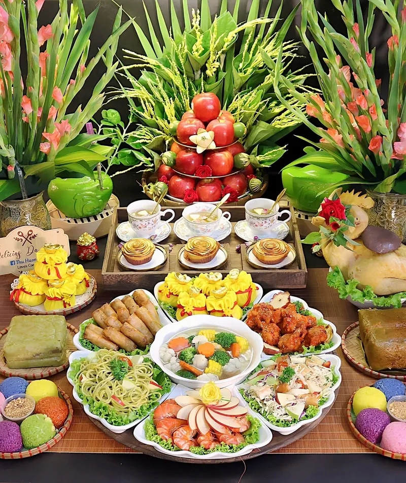 Bộ hình nền bàn thờ đêm 30 tết đẹp