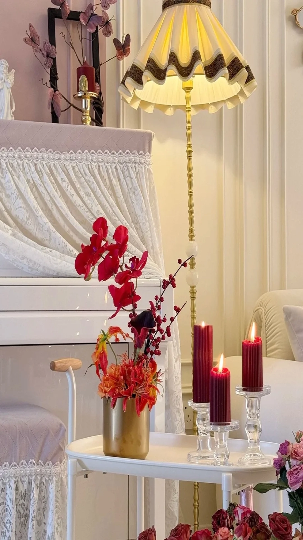 Không gian trong nhà thêm ấm áp với Hình nền góc Tết đẹp trong nhà