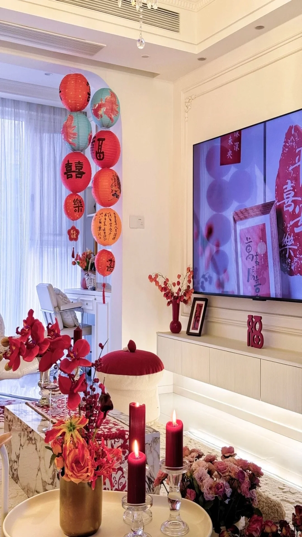 Trang trí nhà thêm nổi bật nhờ Hình nền góc Tết đẹp trang trí nhà