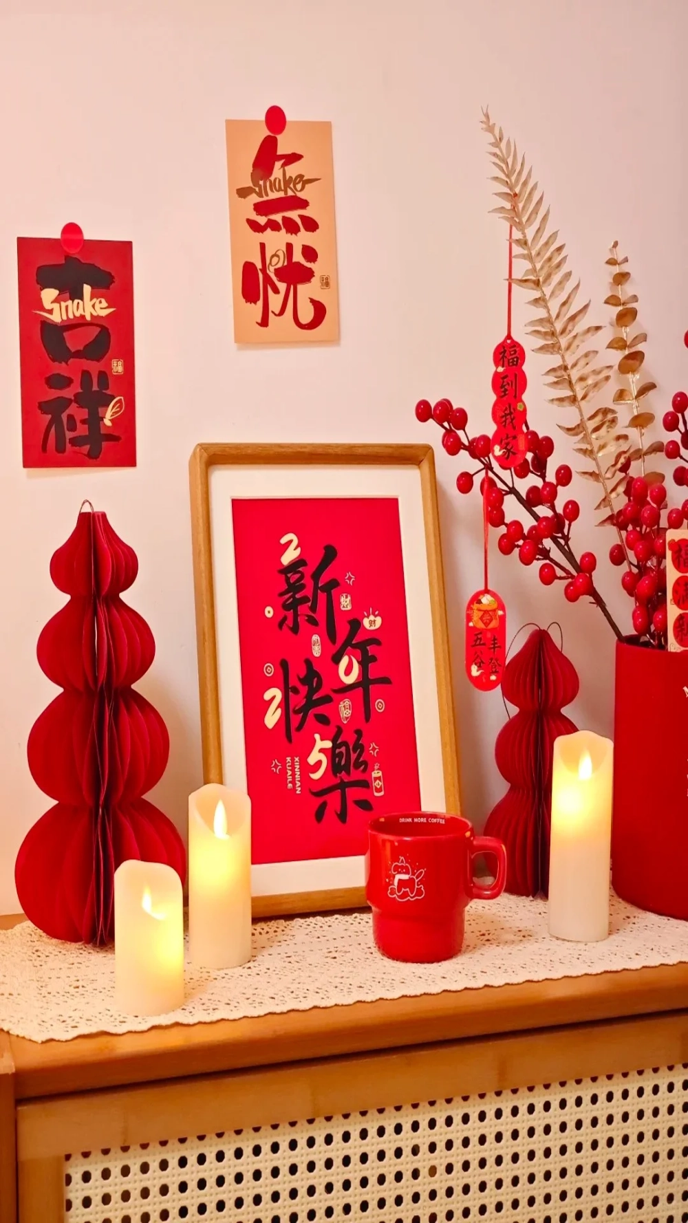 Trang trí thêm độc đáo với Hình nền góc Tết đẹp decor