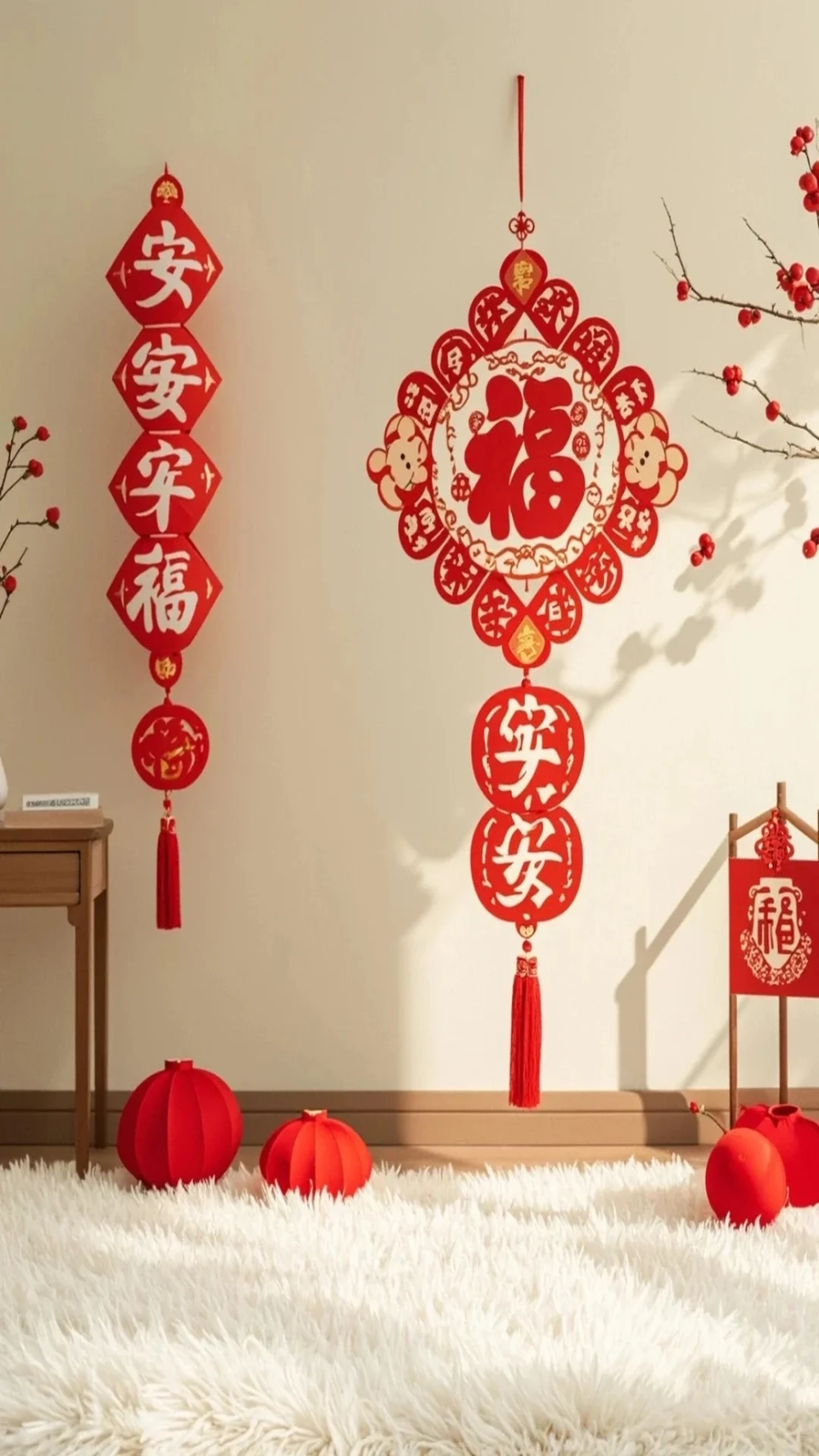 Giữ sự tinh giản với Hình nền góc Tết đẹp đơn giản