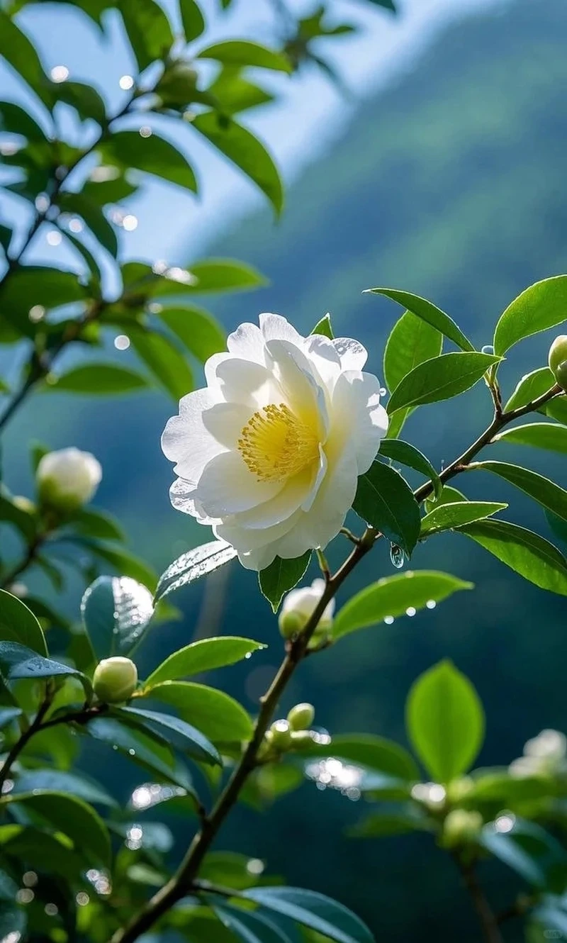 Hình nền hoa hải đường ý nghĩa tượng trưng phú quý