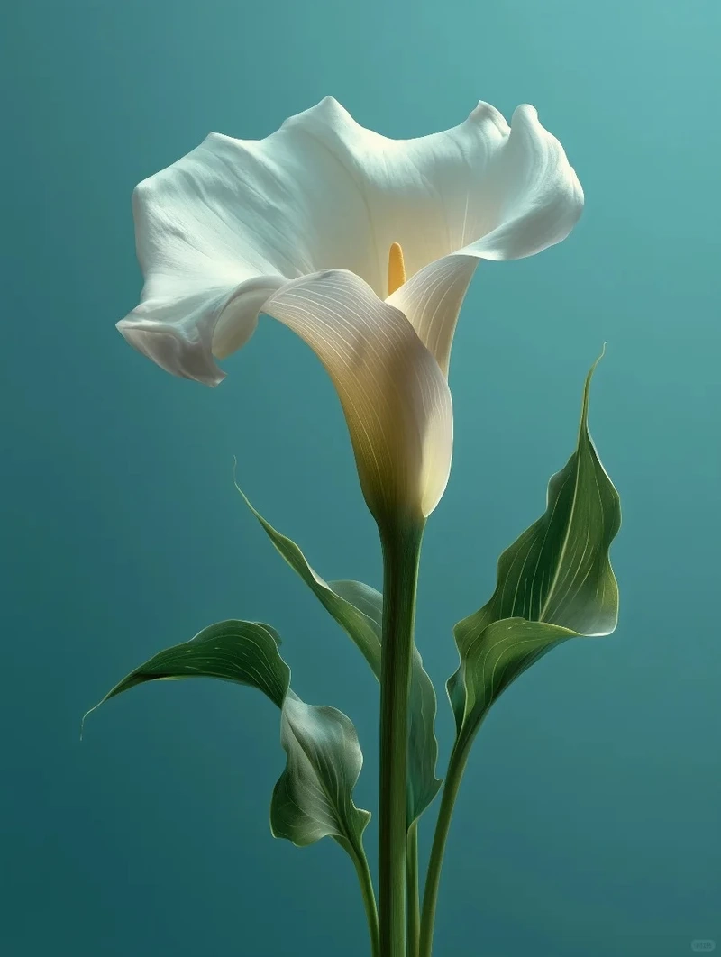 Thu hút năng lượng tốt với hình nền hoa rum trắng phong thủy