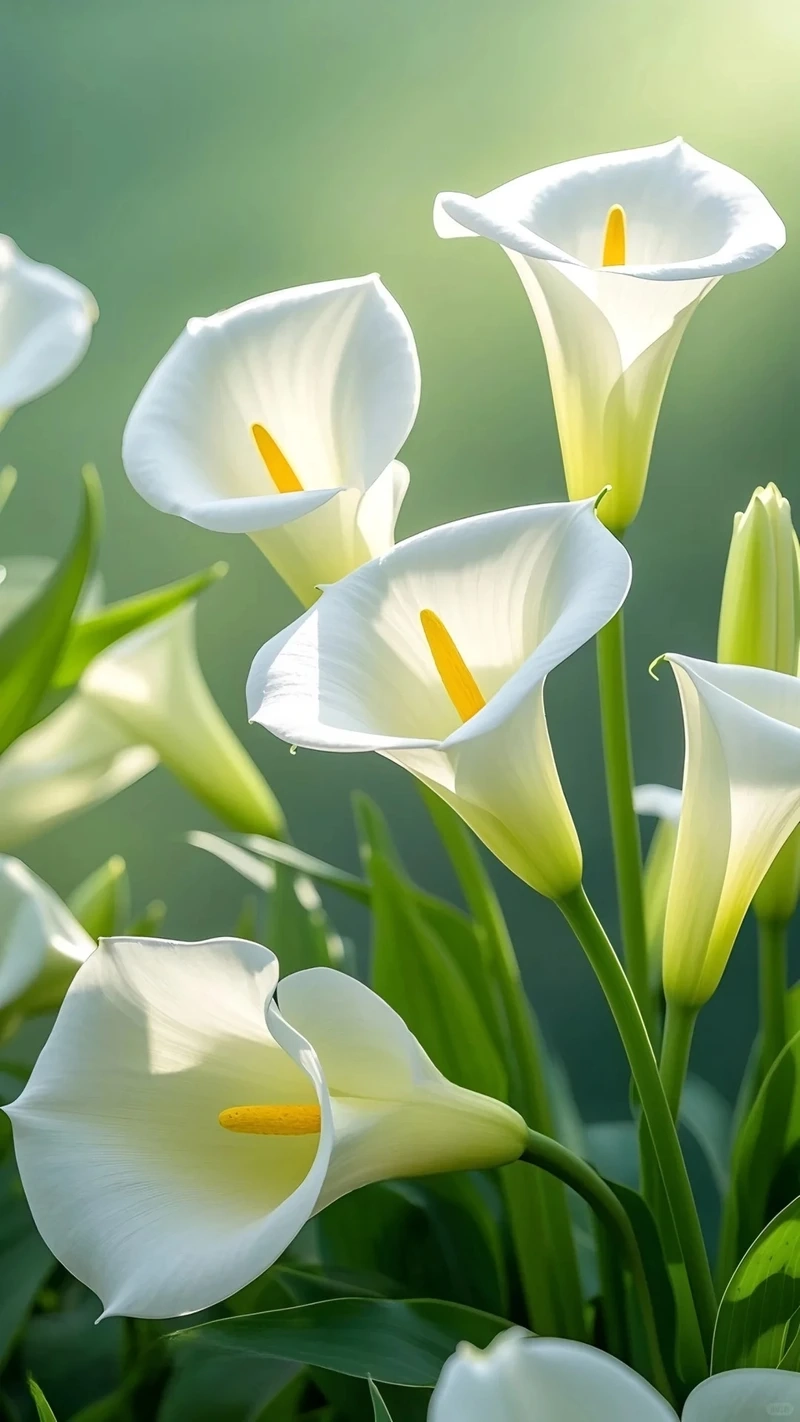 Trang hoàng không gian bằng hình nền hoa rum trắng trang trí