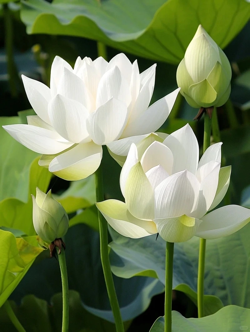 Tận hưởng hình nền hoa sen trắng hồ sen