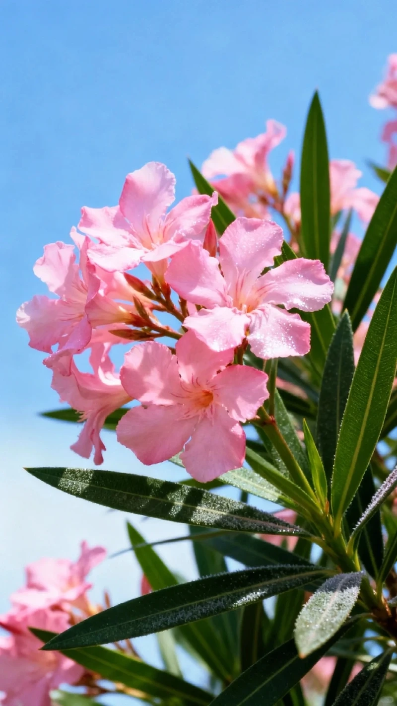 Cảm giác nhẹ mắt từ hình nền hoa trúc đào nền sáng