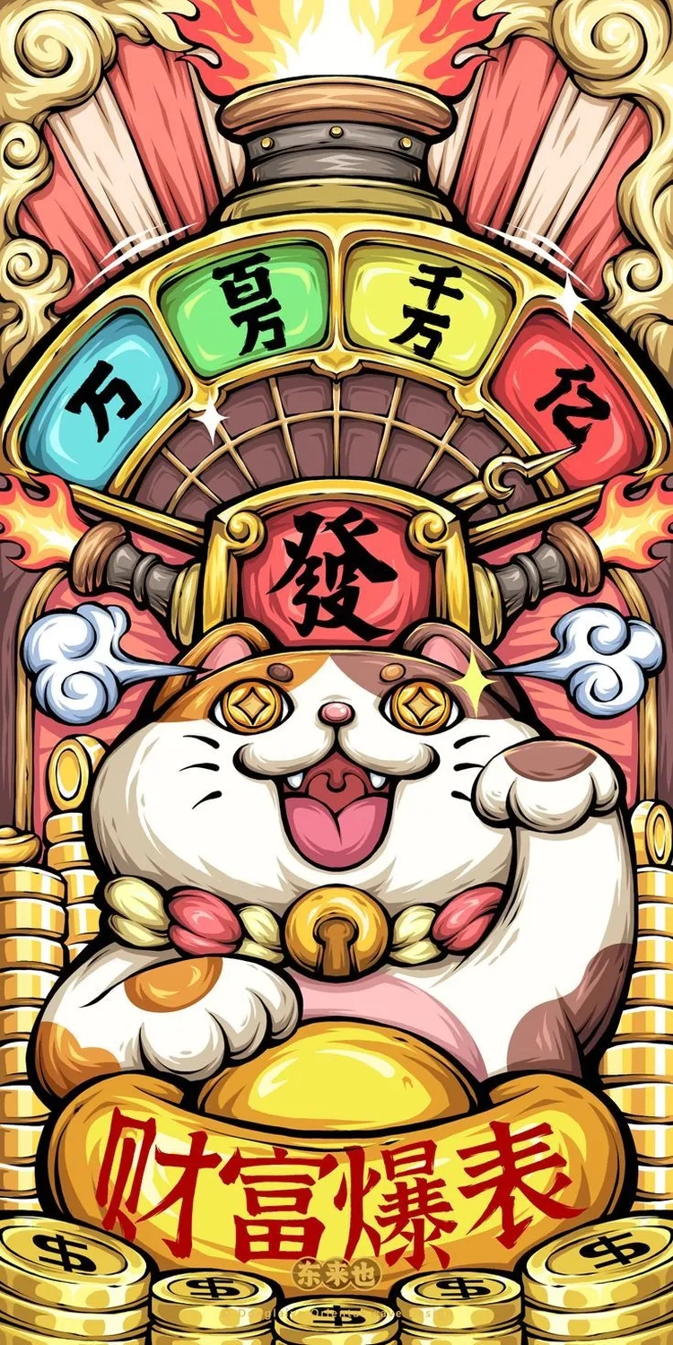 Hình nền hút tài lộc tiền vàng tượng trưng giàu có