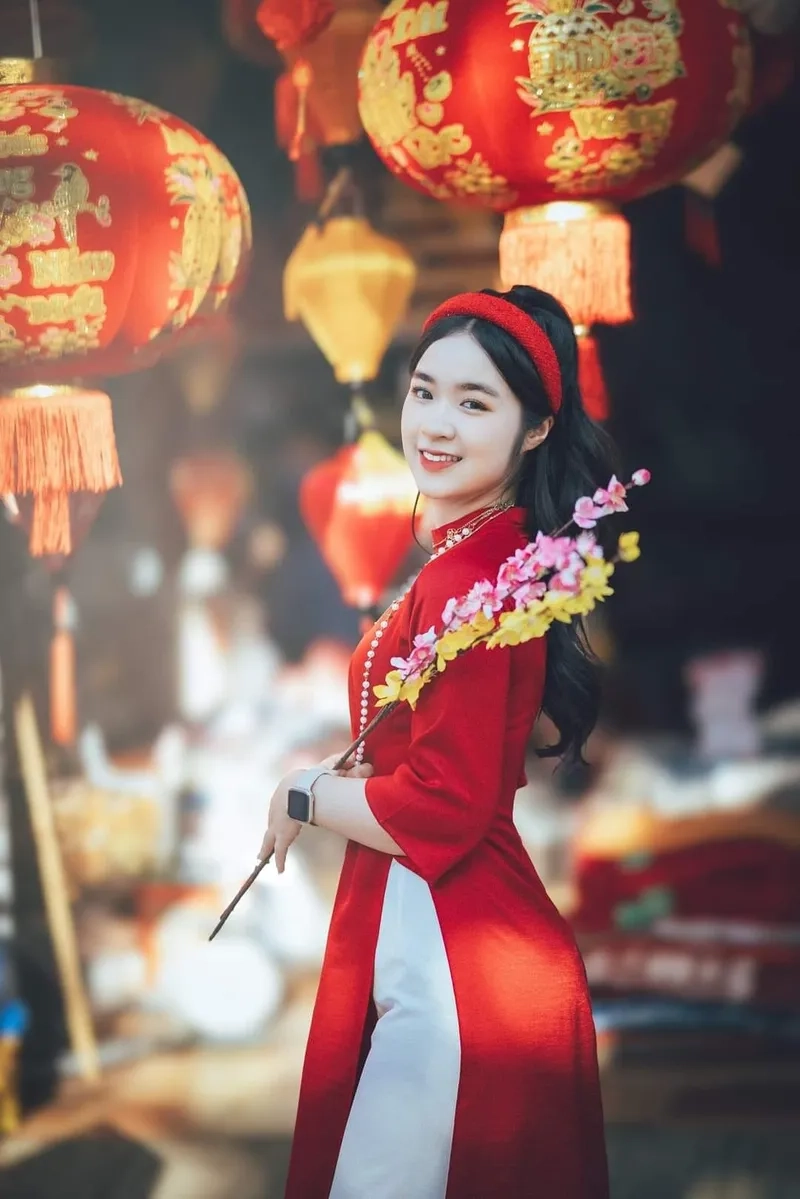 Hình nền lễ hội xuân náo nhiệt quá