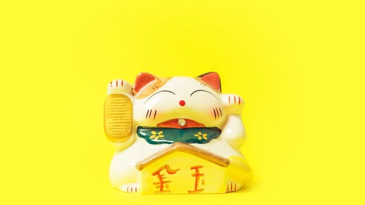 Không gian số rực rỡ cùng hình nền mèo thần tài