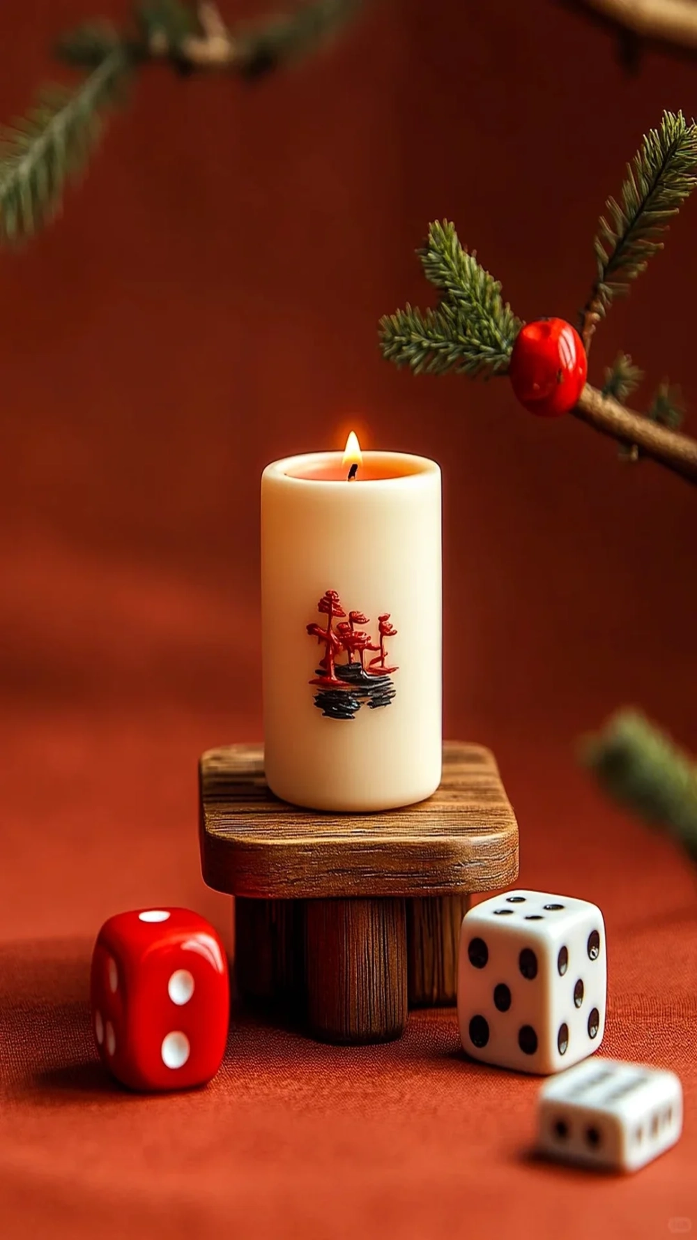 Giữ nét cổ truyền Việt qua Hình nền nến Tết cổ truyền