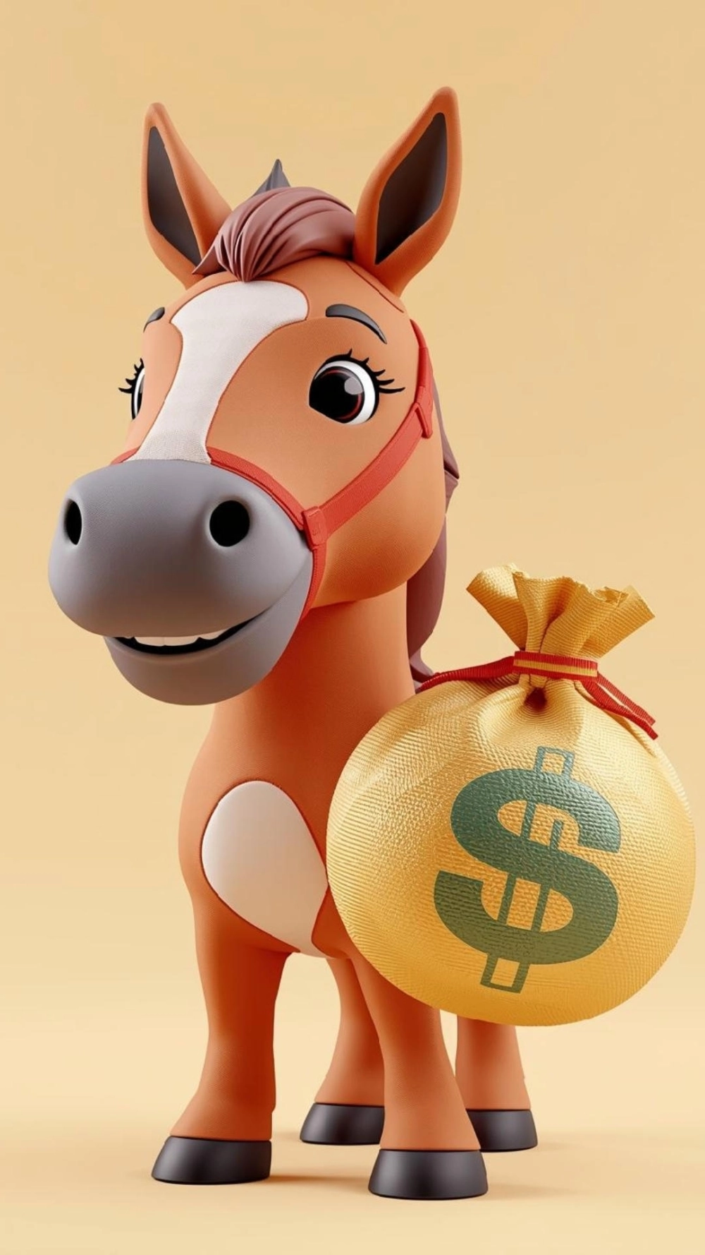 Ngựa mang hũ vàng 2026 phong cách nghệ thuật