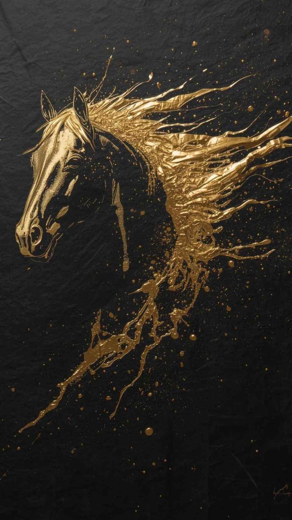 Hình nền ngựa vàng cao cấp chuẩn độ phân giải cao