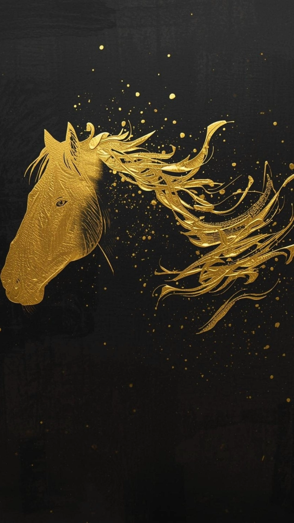 Hình nền ngựa vàng vương giả dành cho máy tính