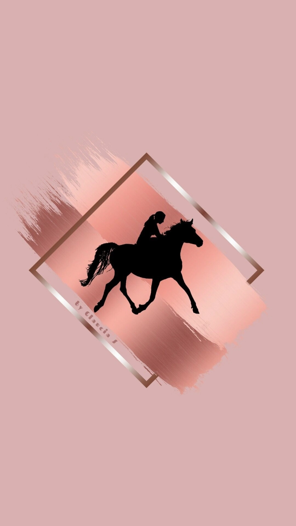 Ngựa tối giản bính ngọ biểu tượng may mắn