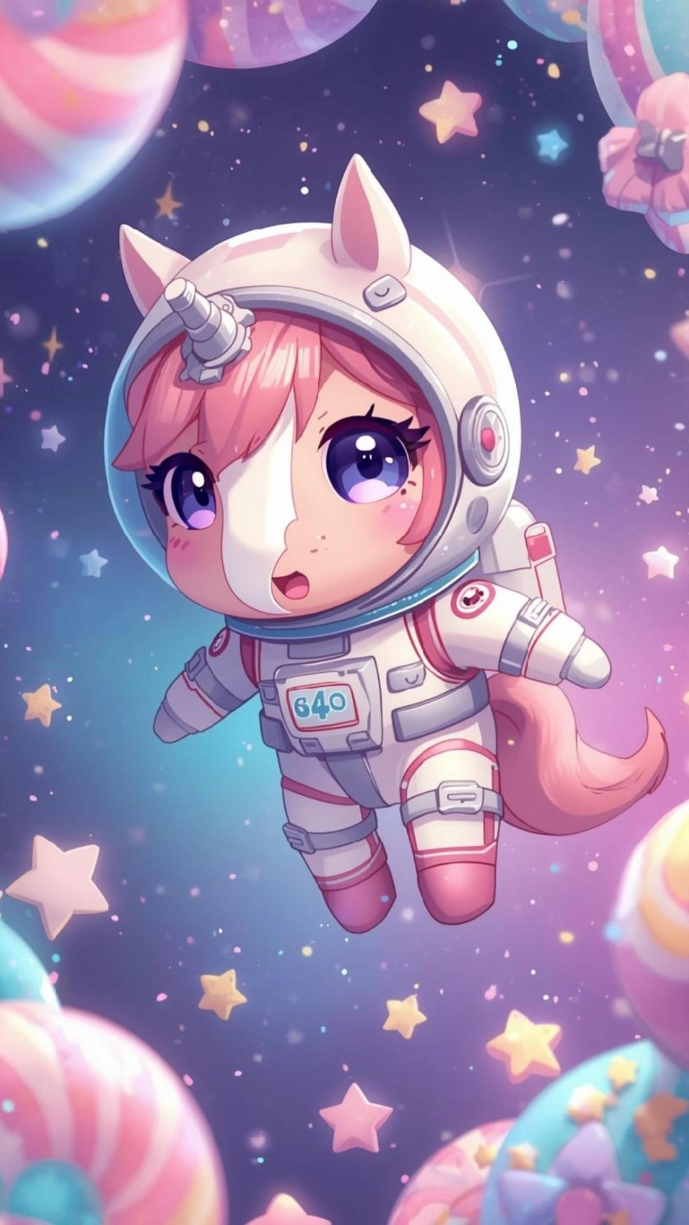 Wallpaper ngựa cute ios 18 hiện đại cho màn hình khóa