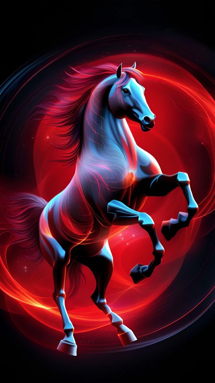 Ngựa đỏ mang pháo tết rộn ràng sắc xuân