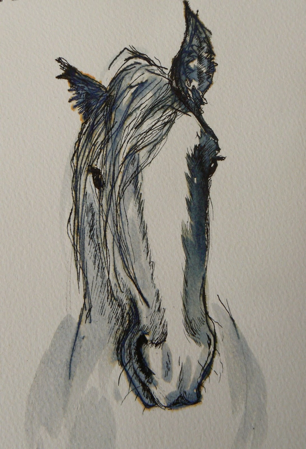 Ngựa thủy mặc 2026 vector dễ dàng tùy chỉnh