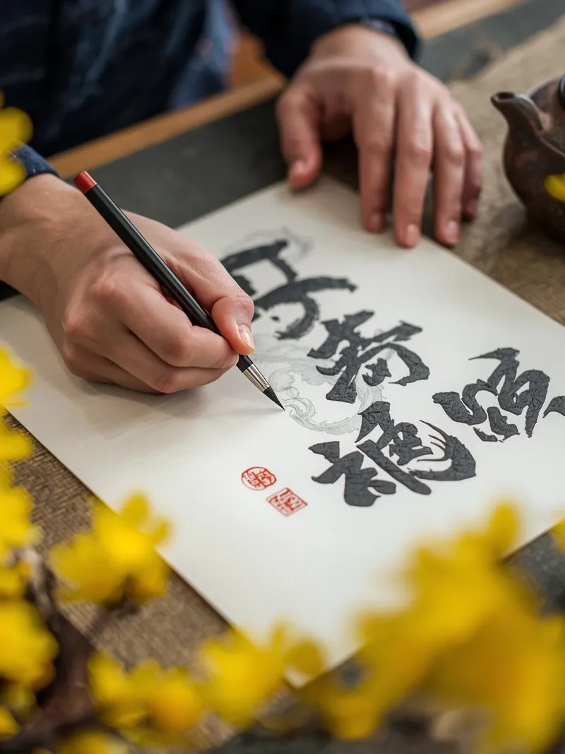 Tấm ảnh check-in phố ông đồ vui