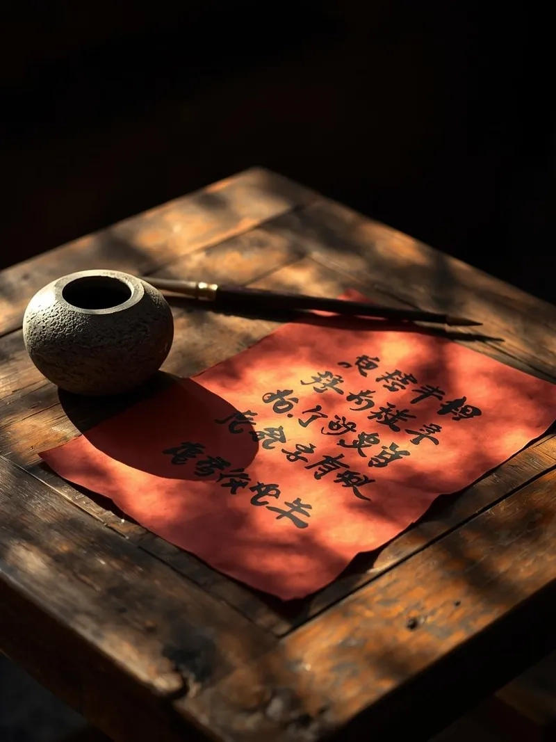 Mẫu hình nền ông đồ viết thư pháp