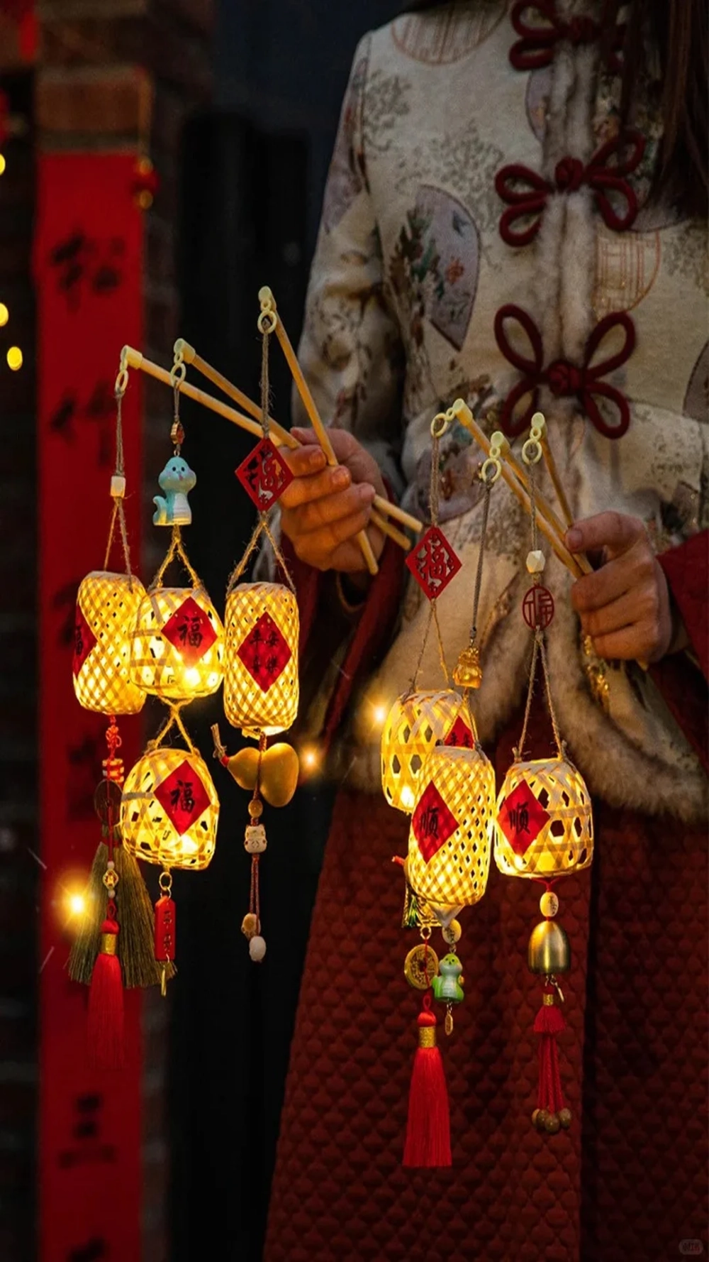 Chụp ảnh Tết sống động cùng Hình nền phụ kiện Tết chụp ảnh